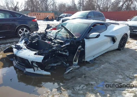 2023 Chevrolet Corvette Stingray Rwd 3Lt из США, поврежденный, VIN 1G1YC3D48P5133491